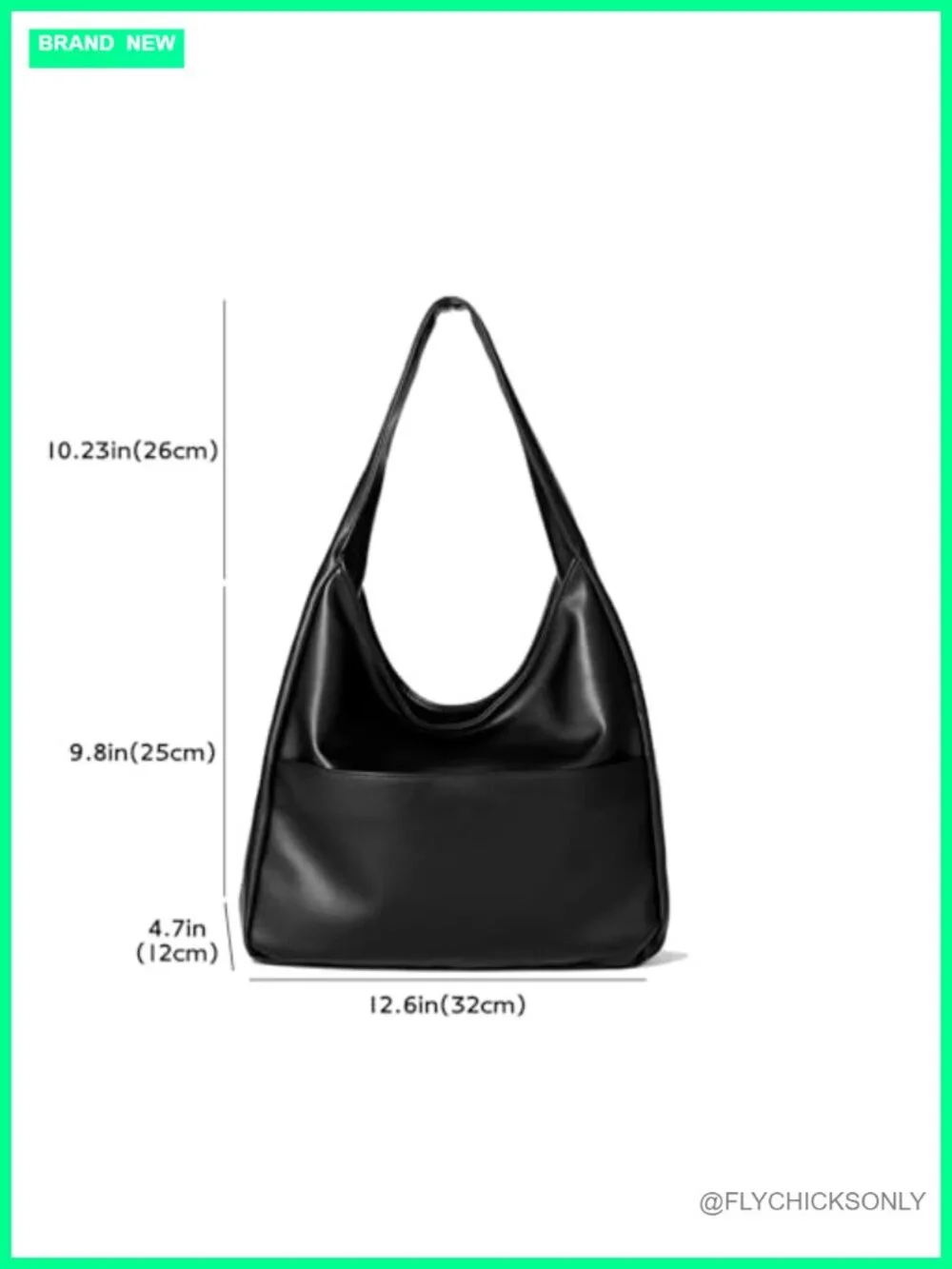 Women's Faux Leather Quilted Hobo Tote Shoulder Work Handbag 2-Piece Set